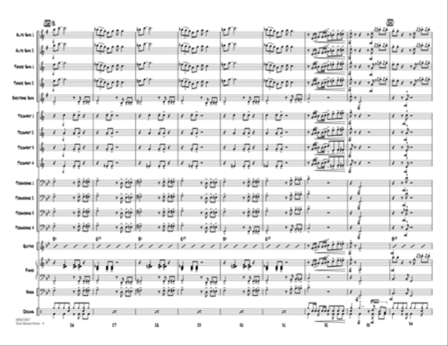 Soul Bossa Nova - Full Score Jazz Ensemble scores gallery preview page 4