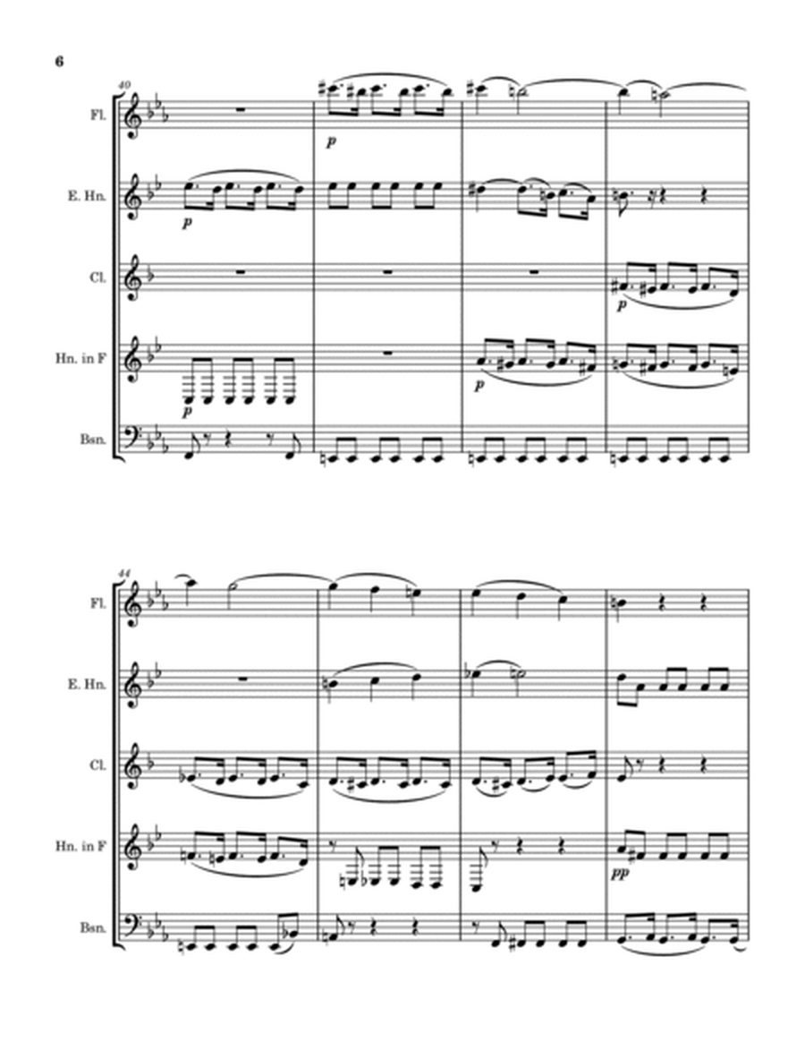 Adagio and Fugue, K. 546 (aranged for woodwind quintet) image number null