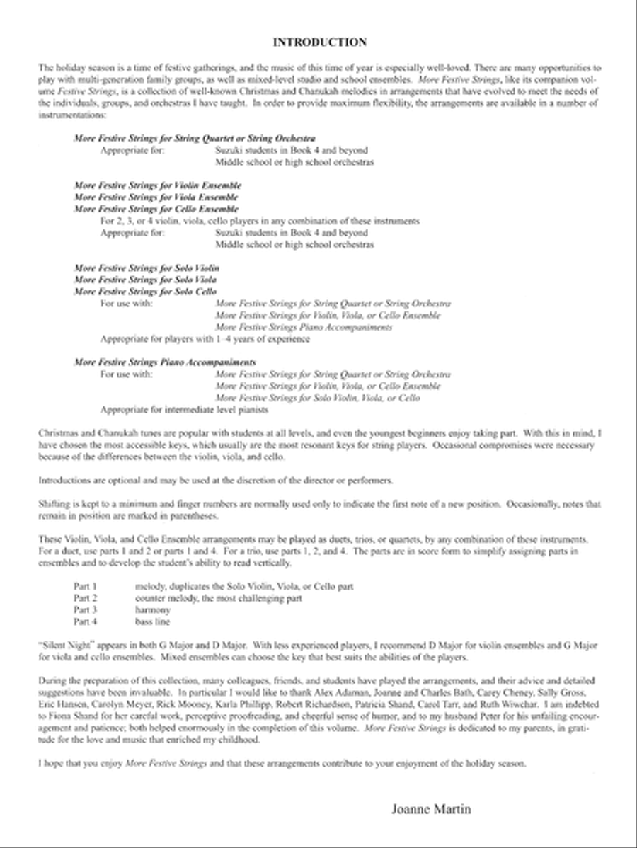 Festive Strings for Ensemble School and Community scores gallery preview page 3