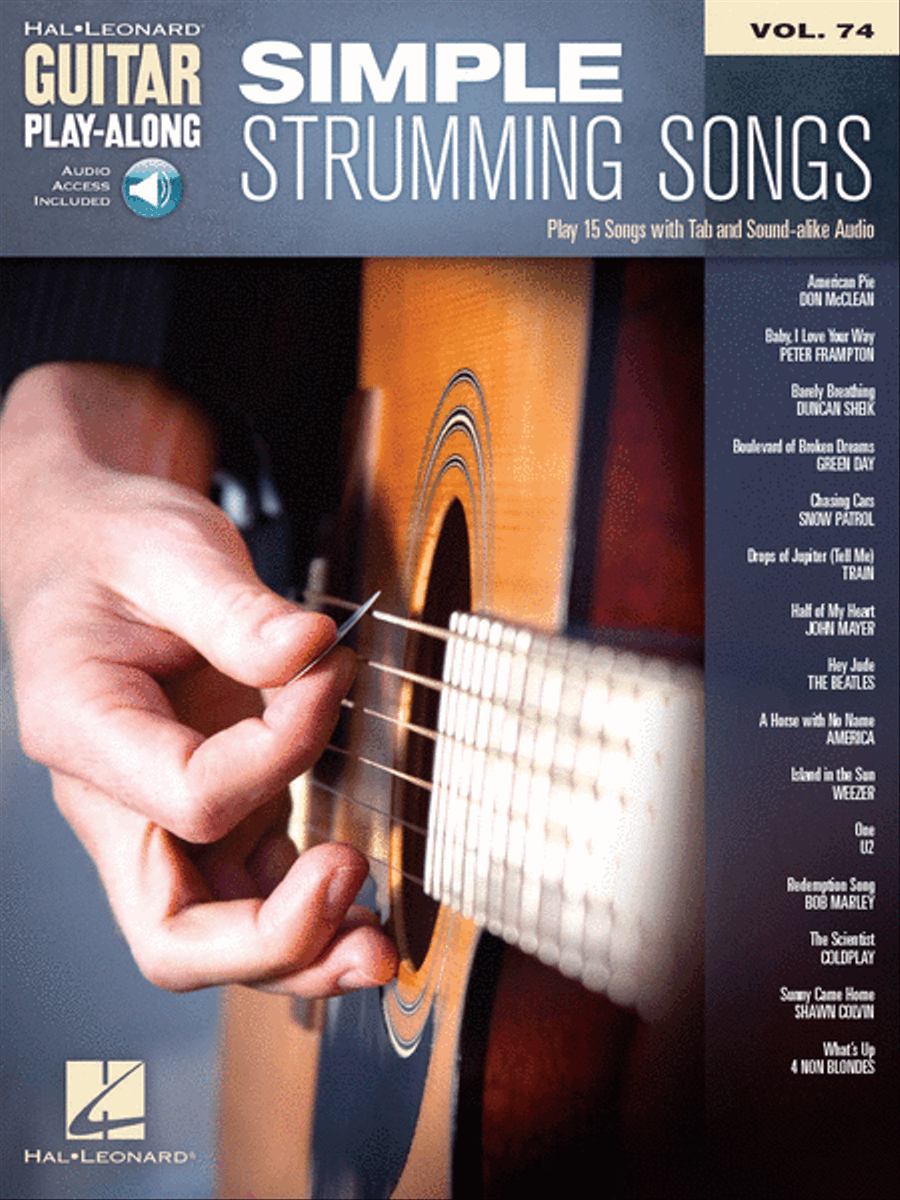 Simple Strumming Songs Electric Guitar scores gallery preview page 1