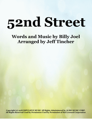 Book cover for 52nd Street