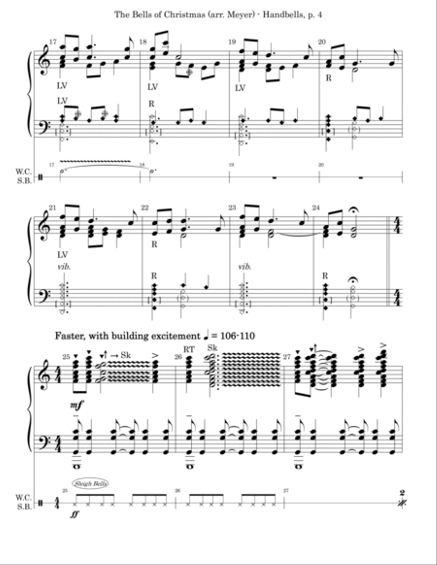 The Bells Of Christmas Handbell Choir scores gallery preview page 4