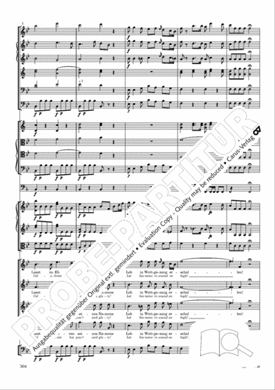 The Creation (Die Schopfung) 4-Part scores gallery preview page 324