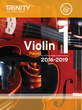 Book cover for Violin Exam Pieces 2016-2019: Grade 1 (score, part & CD)
