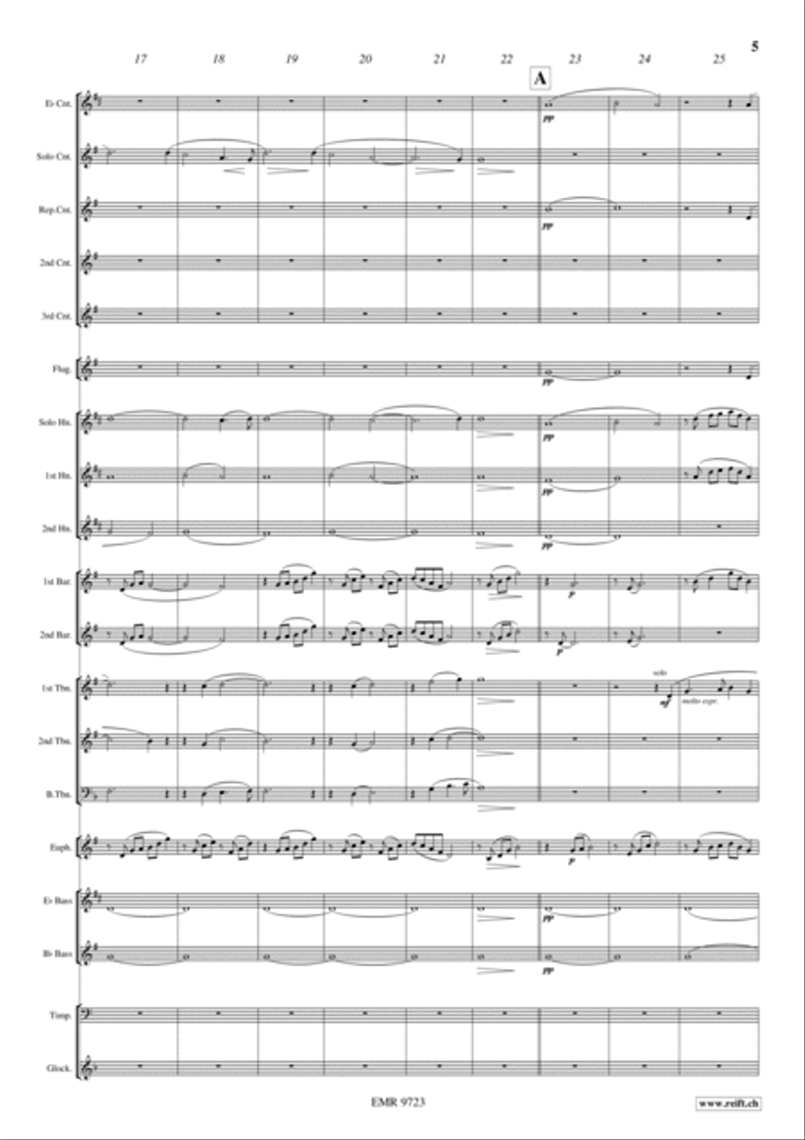 I'm Dreaming Of Home I'm Dreaming Of Home Brass Band scores gallery preview page 6