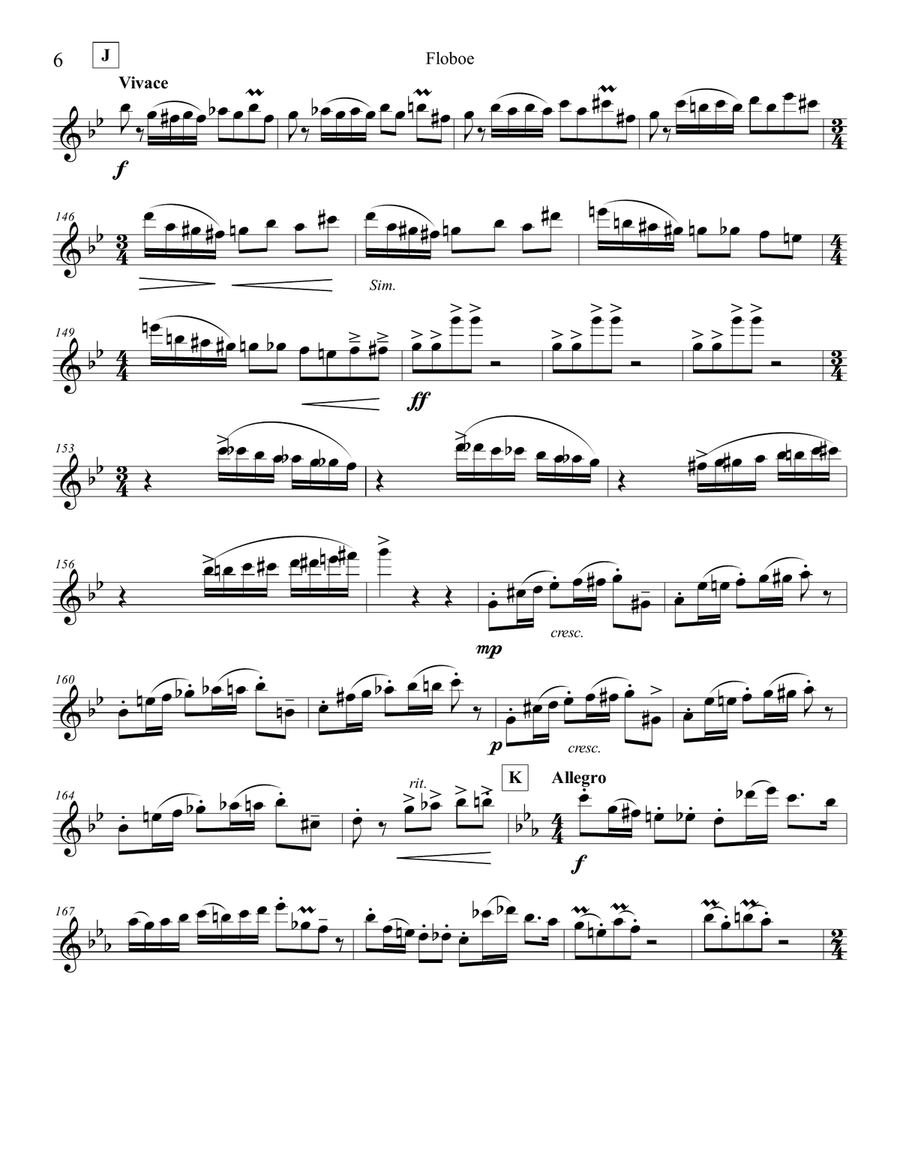 Fantasy for Flute Fantasy for Flute Flute Solo scores gallery preview page 6