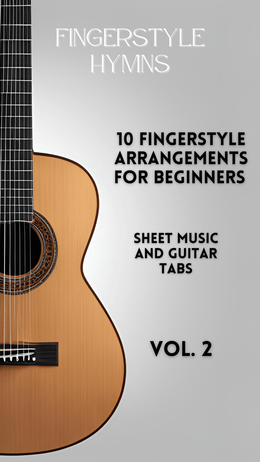 Fingerstyle Hymns - Beginners - Vol. 2 Acoustic Guitar scores gallery preview page 1
