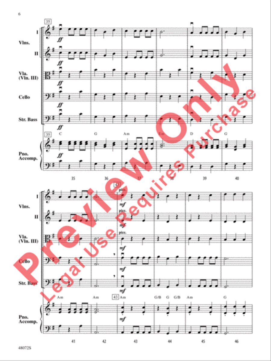 King Dorian's Court String Orchestra scores gallery preview page 7