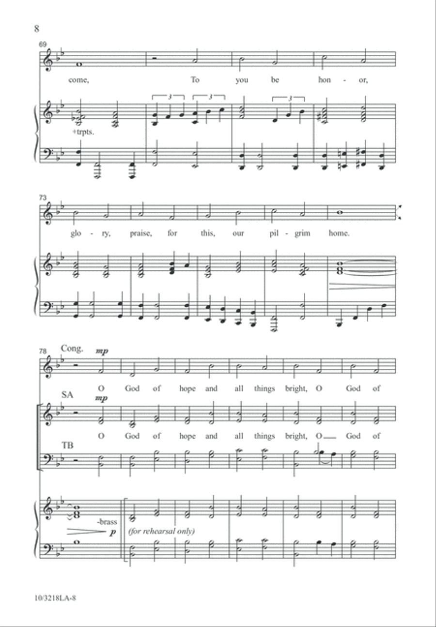 Clap Your Hands! 4-Part scores gallery preview page 8