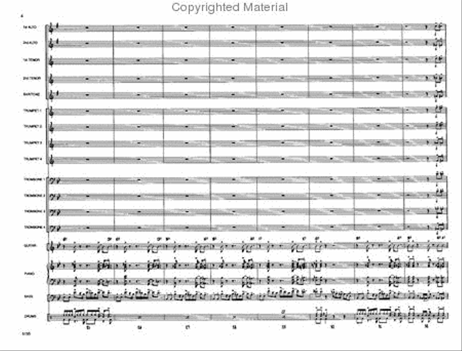 Touchin' All The Basses Jazz Ensemble scores gallery preview page 5