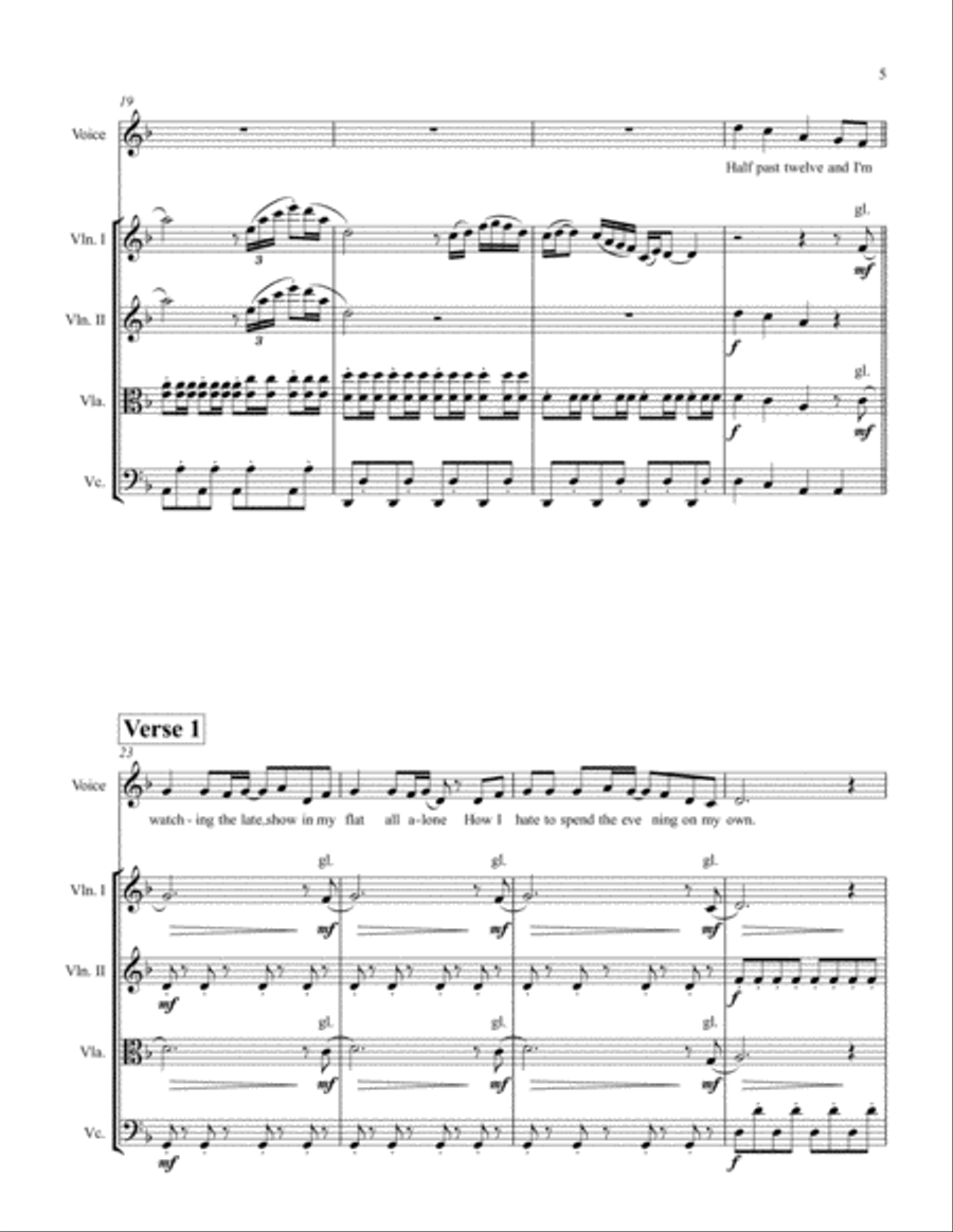 Gimme! Gimme! Gimme! (a Man After Midnight) Voice scores gallery preview page 5