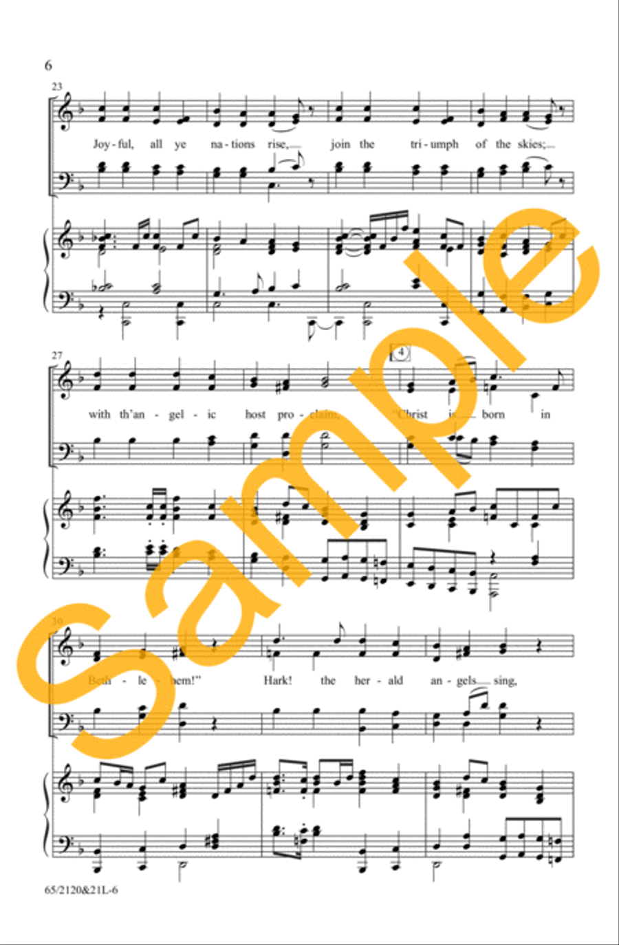 A New and Glorious Morn! - SATB with Performance CD 4-Part scores gallery preview page 7
