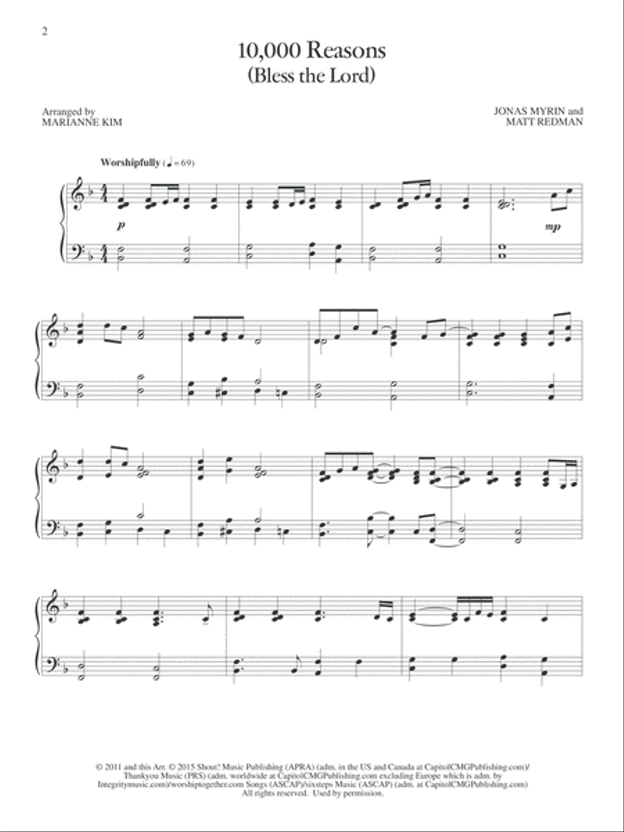 Piano Impressions for Worship, Vol. 1 Piano Solo scores gallery preview page 6