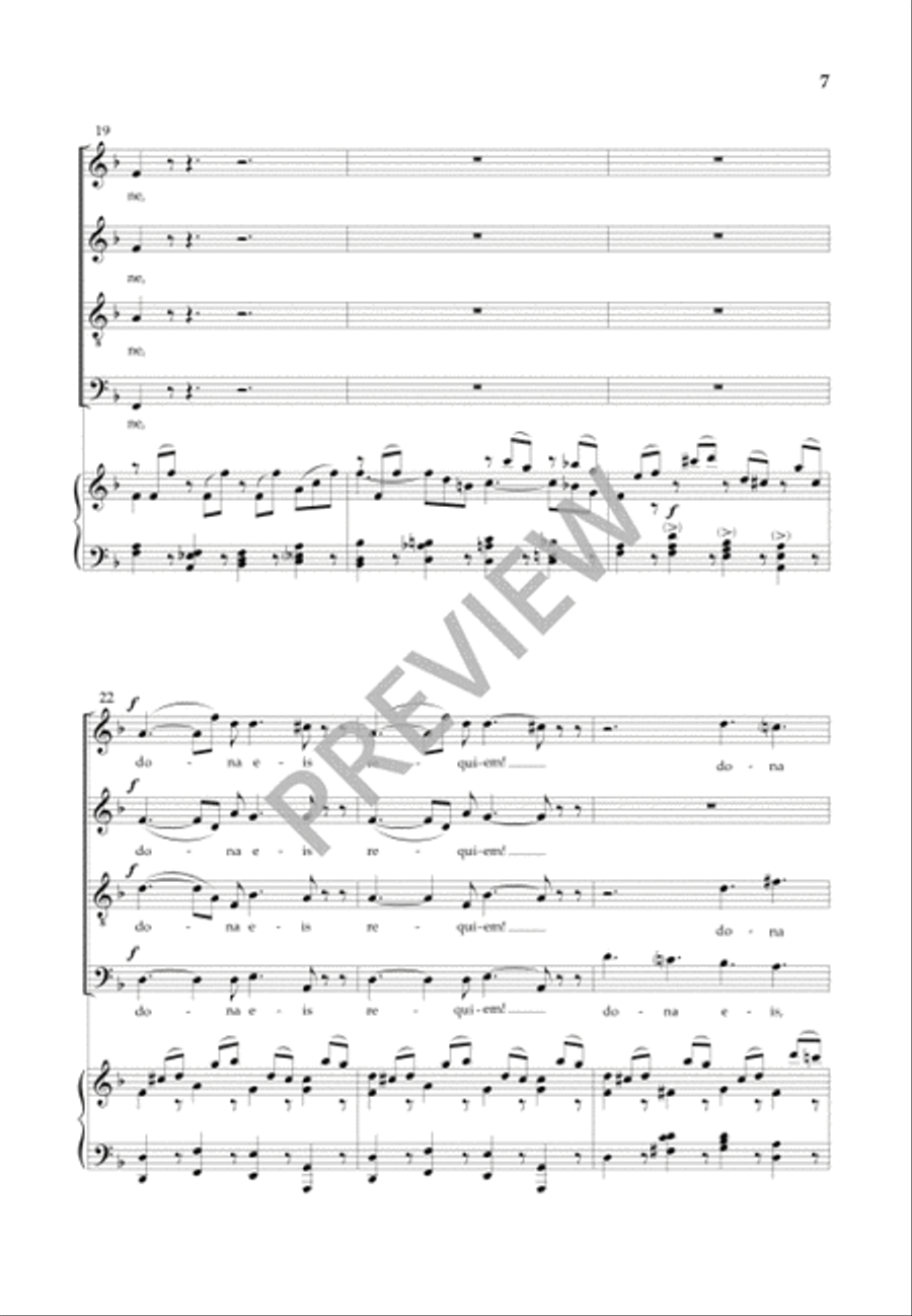 Lacrimosa 4-Part scores gallery preview page 8