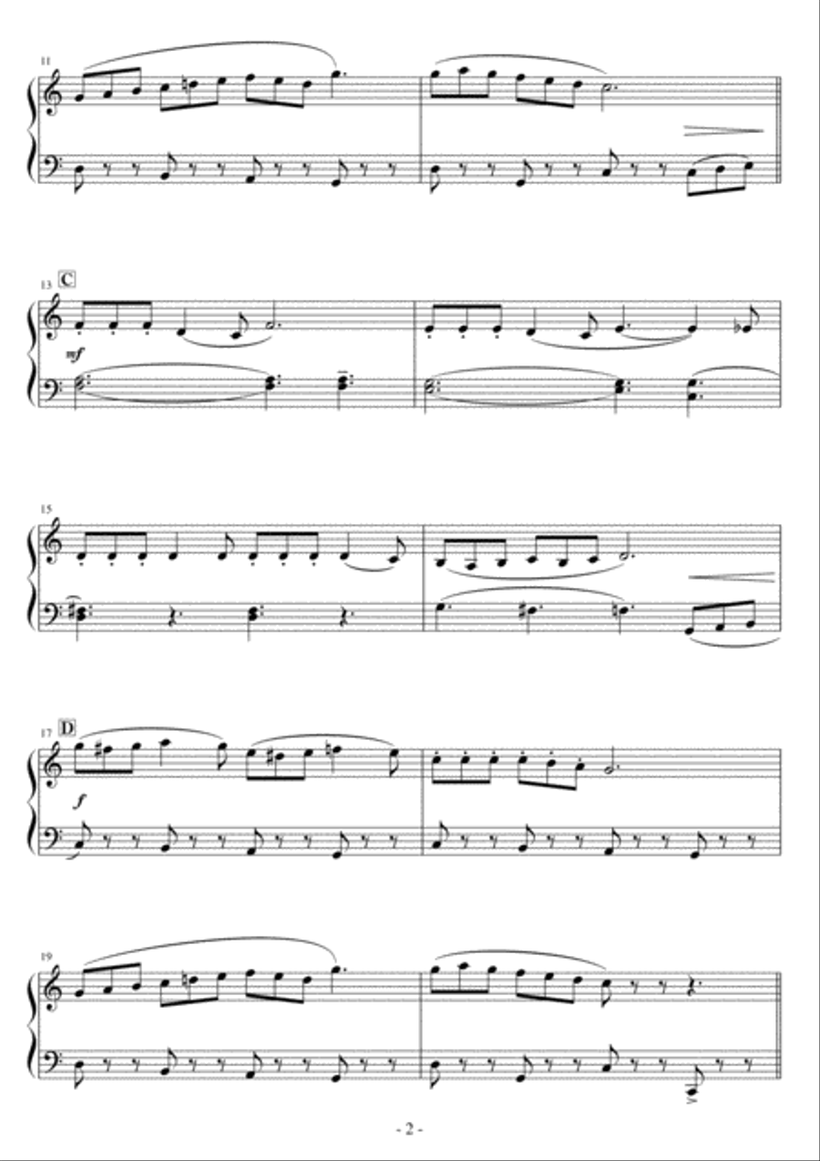 Put It Together (bibbidi Bobbidi Boo) Easy Piano scores gallery preview page 2