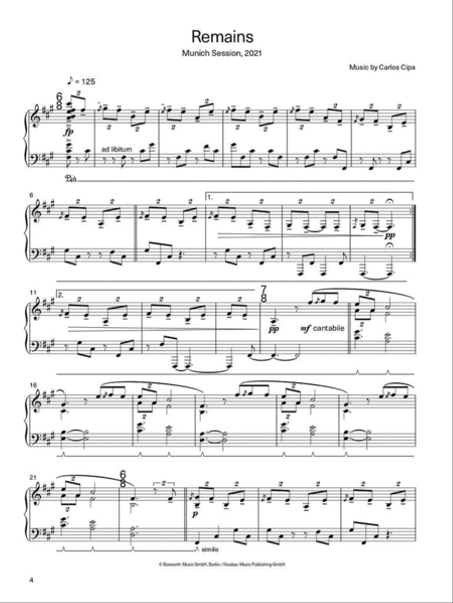 Carlos Cipa: Collected Piano Works Piano Solo scores gallery preview page 2