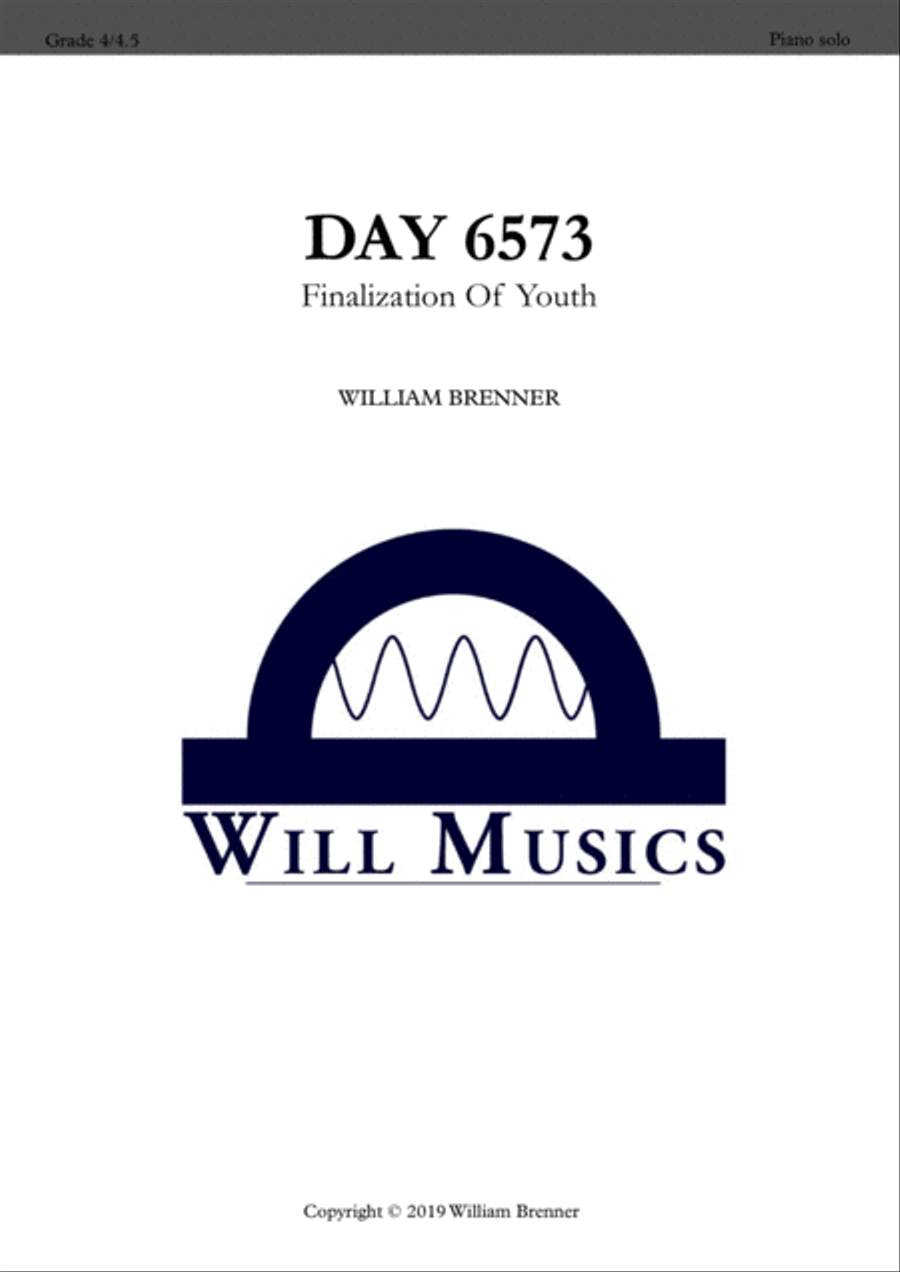 Day 6573, Finalization Of Youth Piano Solo scores gallery preview page 1