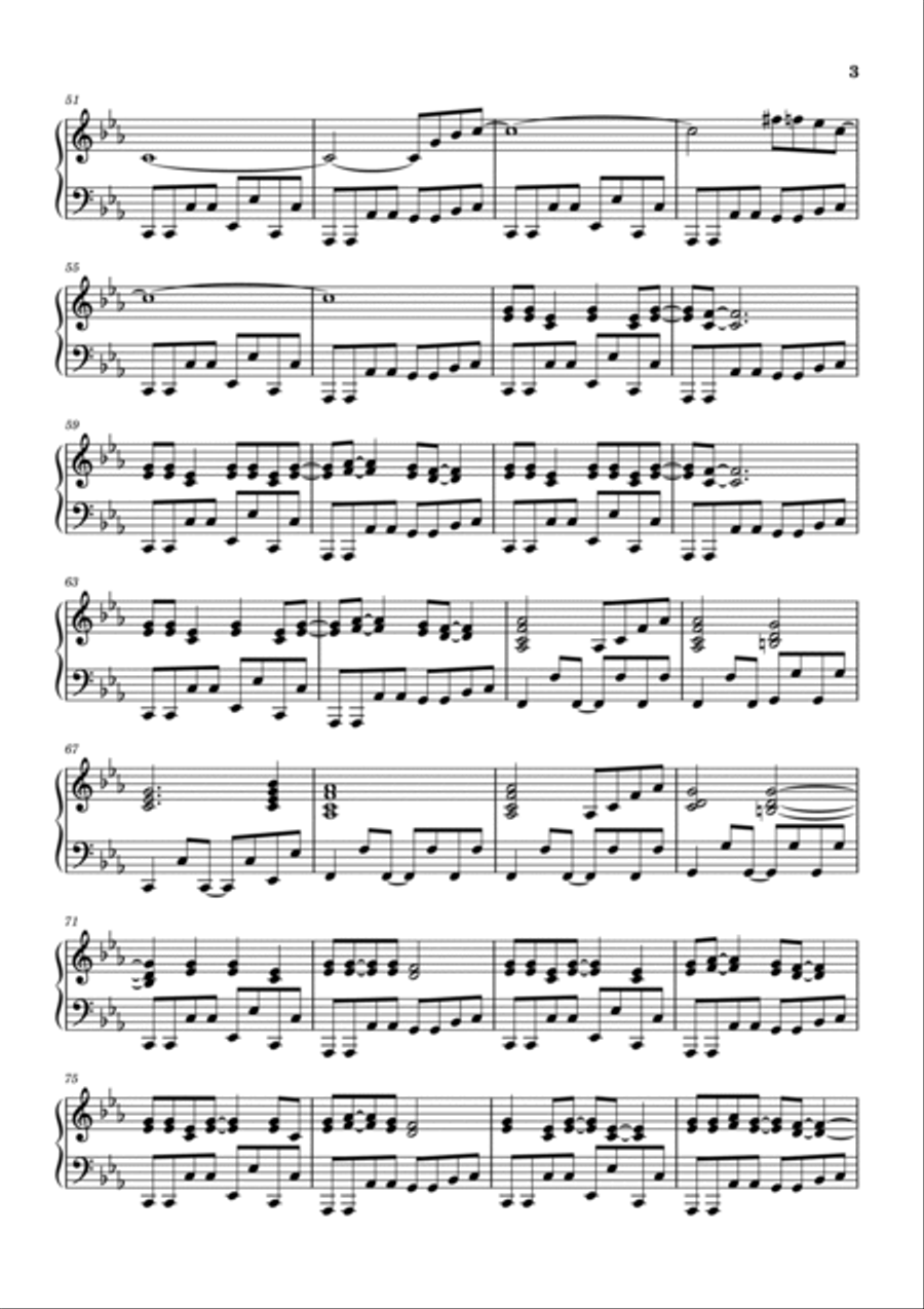 Sweet Dreams (are Made Of This) Piano Solo scores gallery preview page 3
