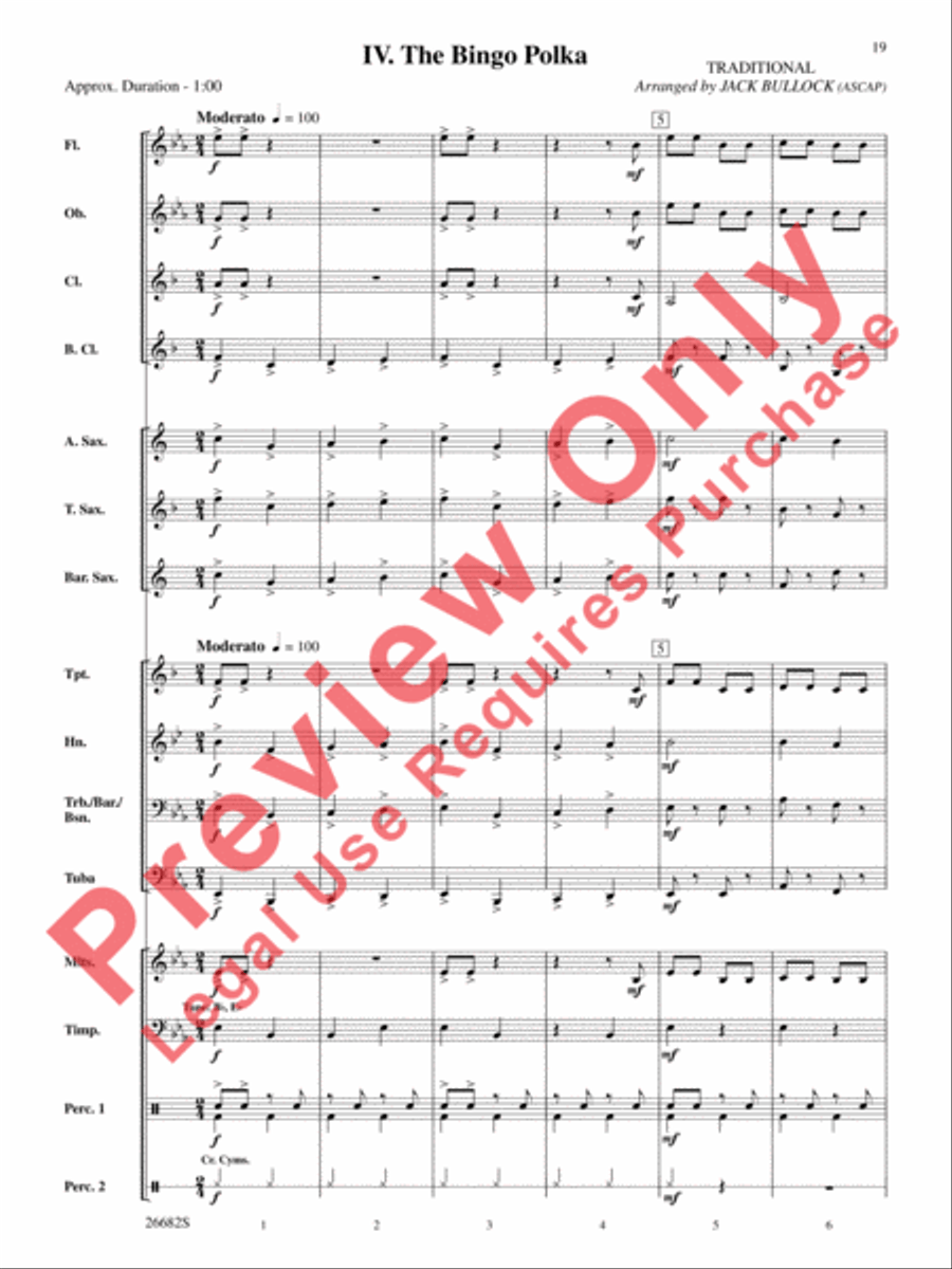 Belwin Very Beginning Band Kit #3 Concert Band scores gallery preview page 20