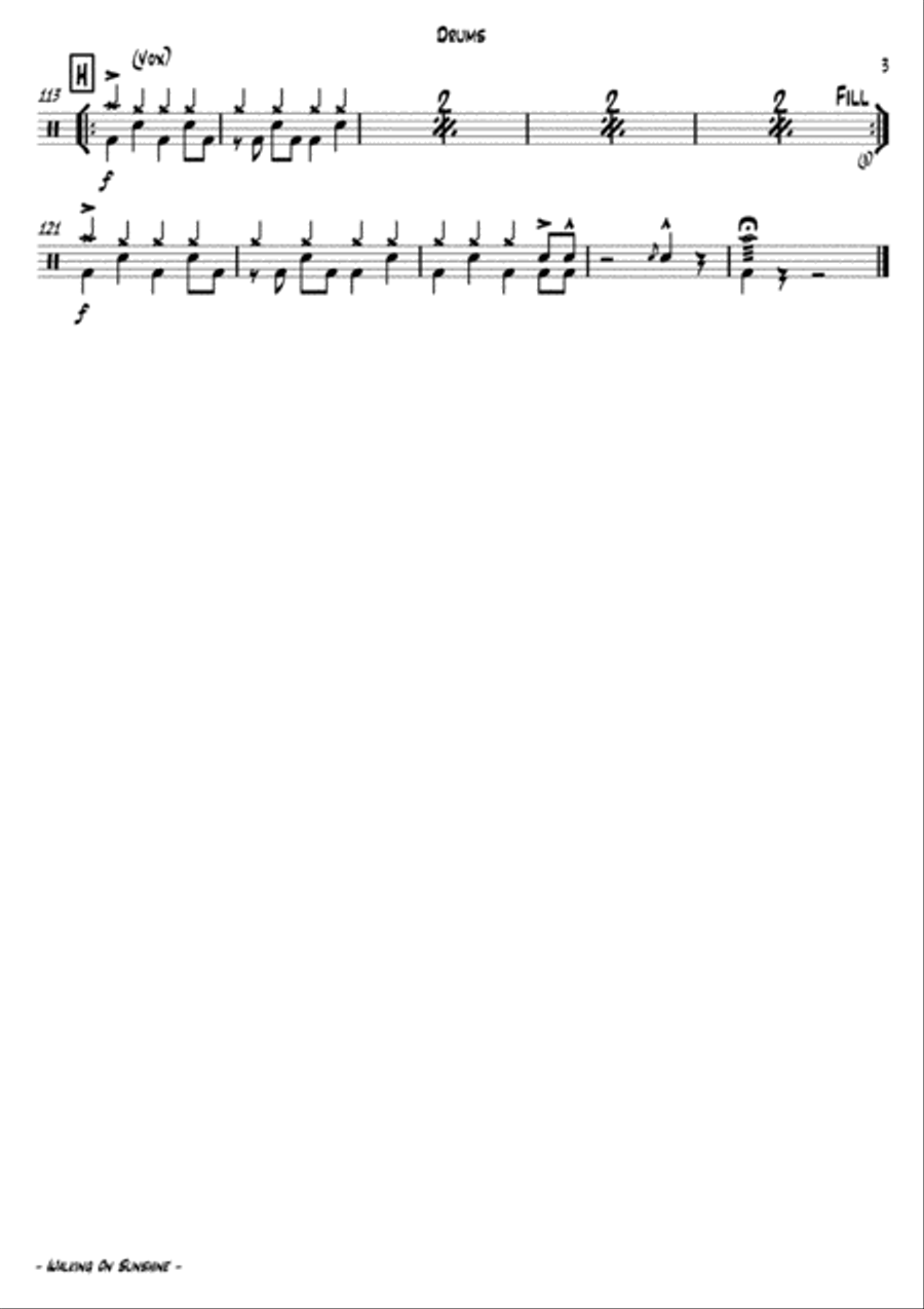 Walking On Sunshine Jazz Ensemble scores gallery preview page 4