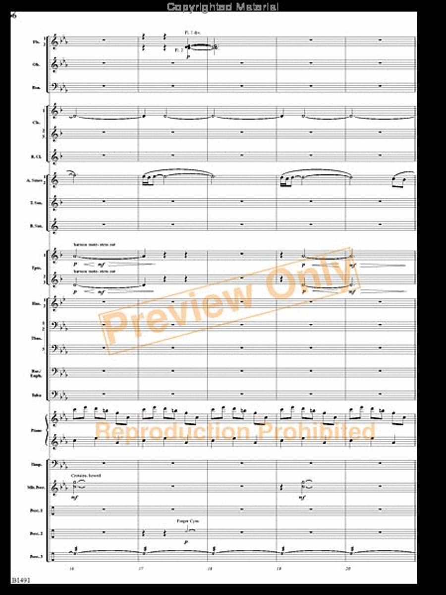 Nevermore Concert Band scores gallery preview page 5