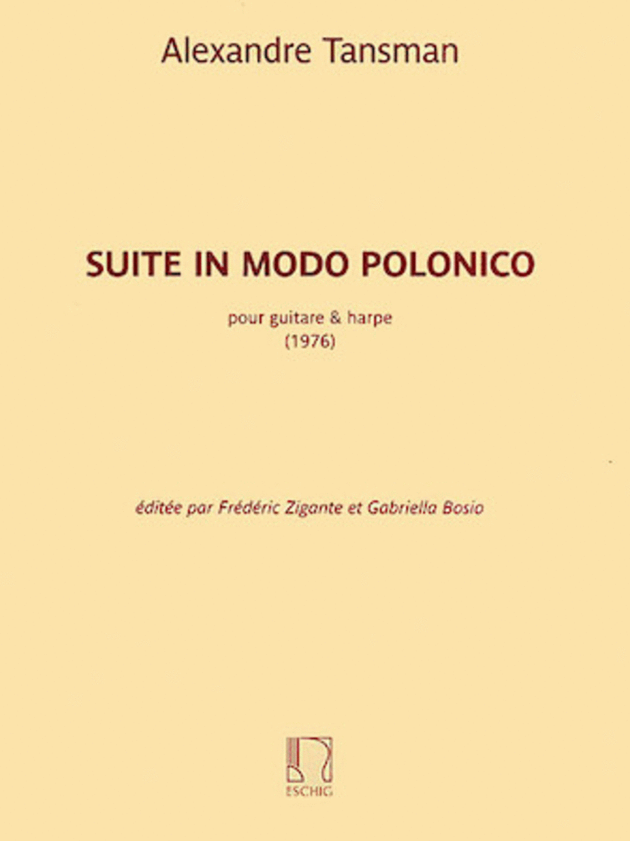 Suite in modo polonico Harp scores gallery preview page 1