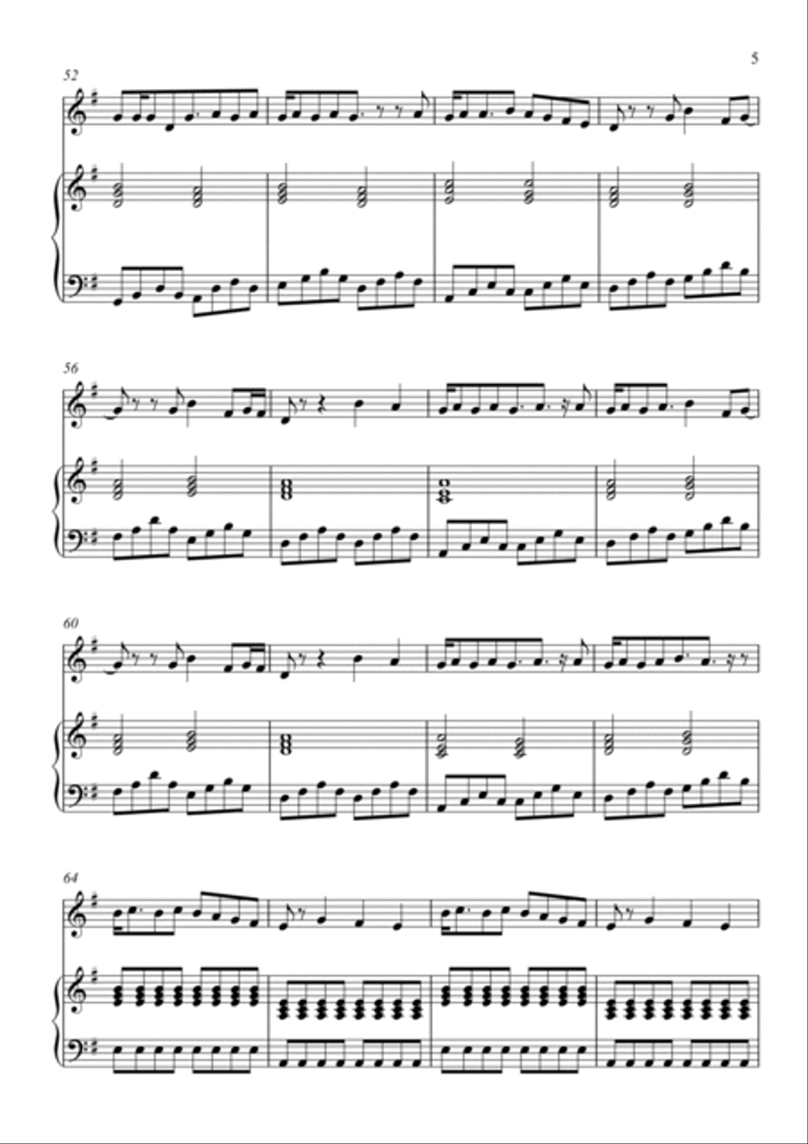 Welcome To The Black Parade Small Ensemble scores gallery preview page 5