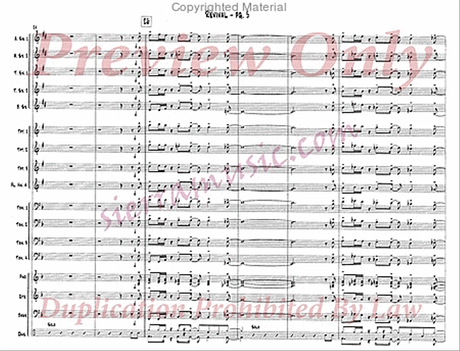 Revival Revival Jazz Ensemble scores gallery preview page 6