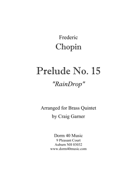 Prelude #15, "Raindrop" image number null