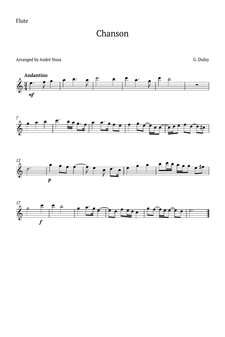 Chanson Woodwind Trio scores gallery preview page 3