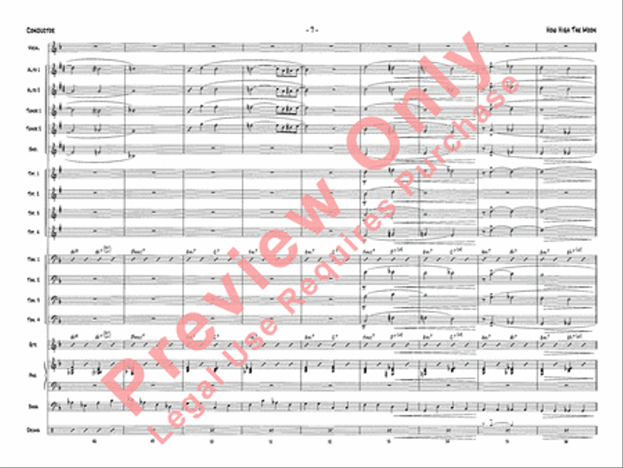 How High the Moon How High the Moon Jazz Ensemble scores gallery preview page 10