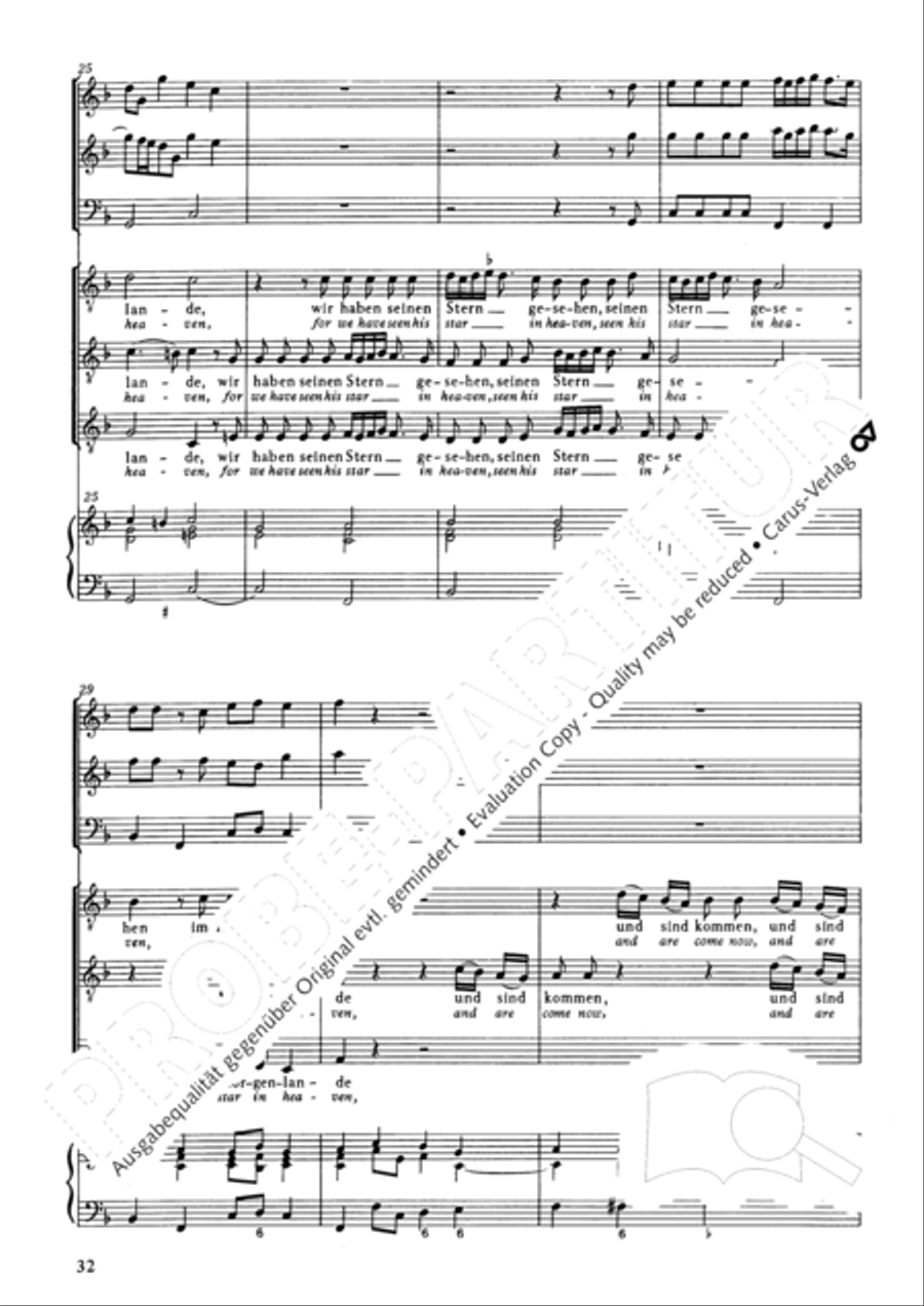 Christmas History (Weihnachts-Historie, SWV 435) Score scores gallery preview page 33