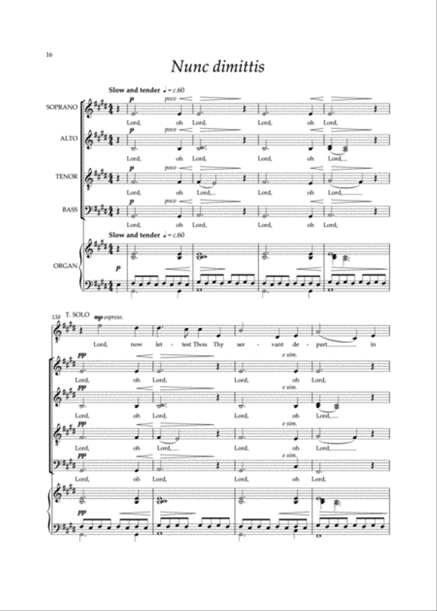 New College Service 4-Part scores gallery preview page 7