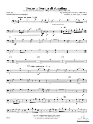 Pezzo in forma di Sonatina: (wp) 2nd B-flat Trombone B.C.