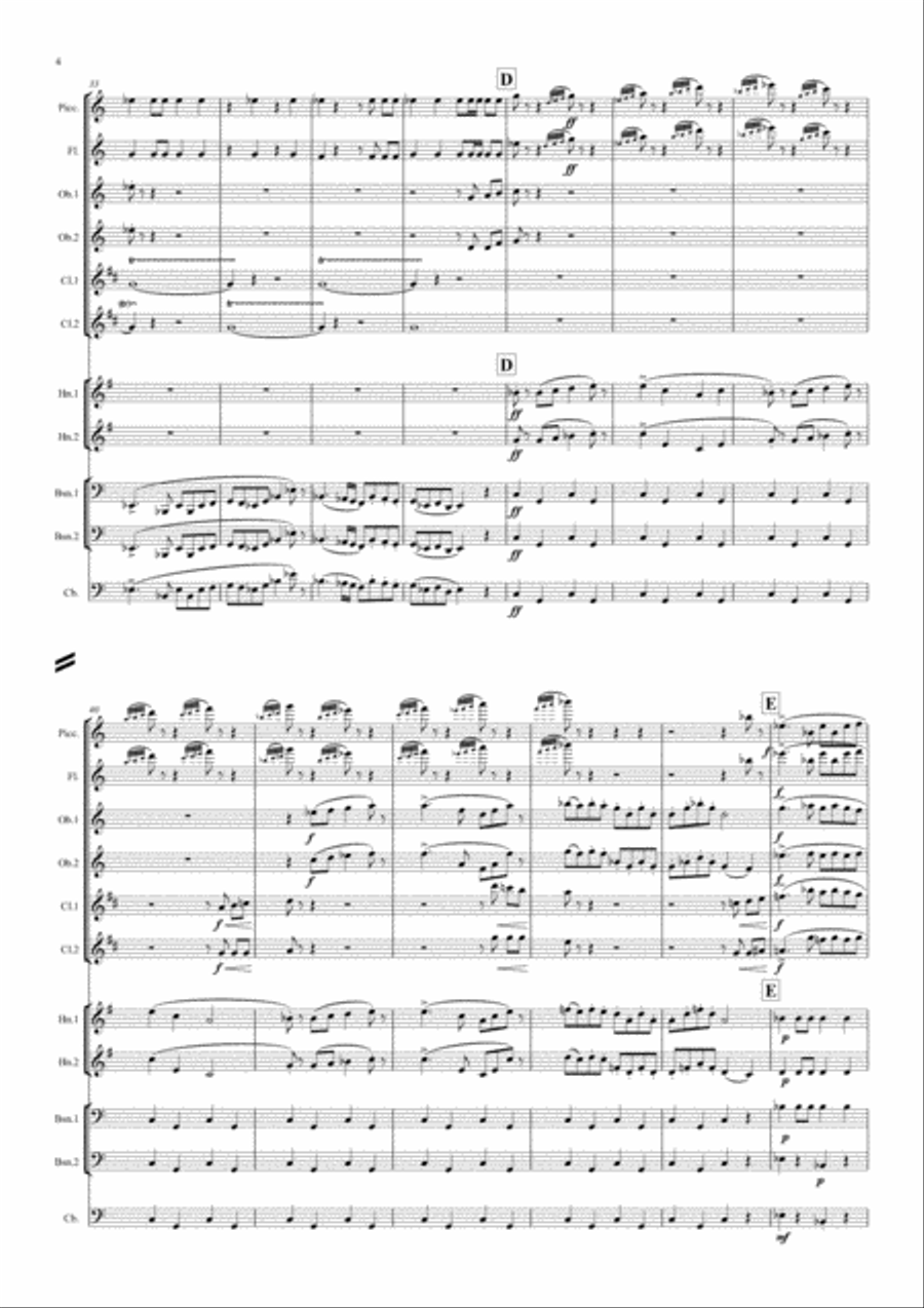 English Dances, Set 2, Op. 33: No. 4. Giubiloso - Lento E Maestoso School and Community scores gallery preview page 4