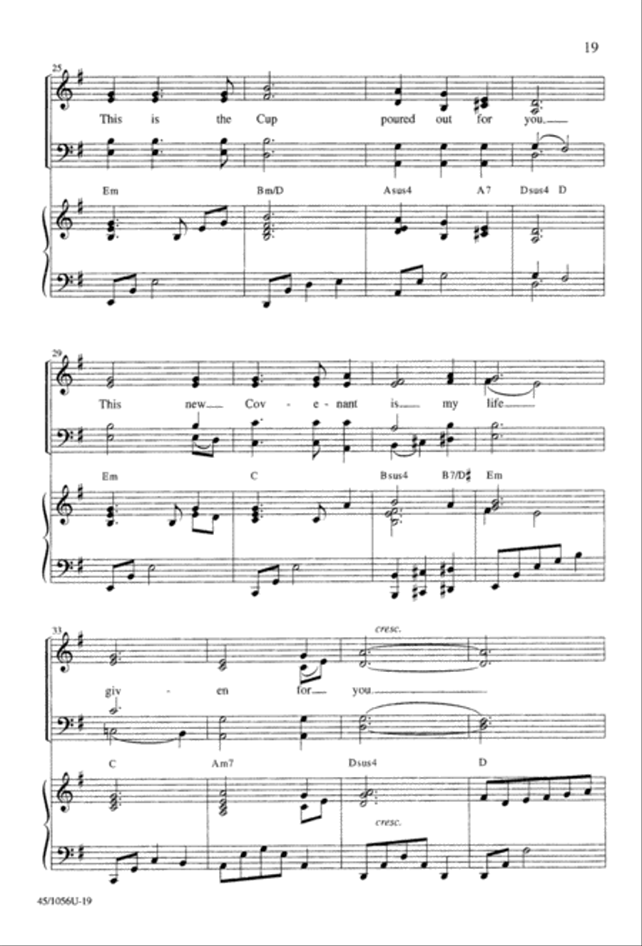 At the Lord's Table 4-Part scores gallery preview page 21