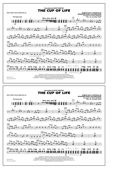 The Cup of Life - Multiple Bass Drums
