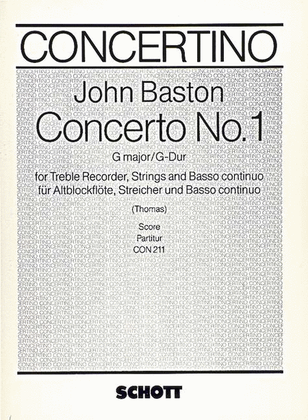 Concerto No. 1 G Major