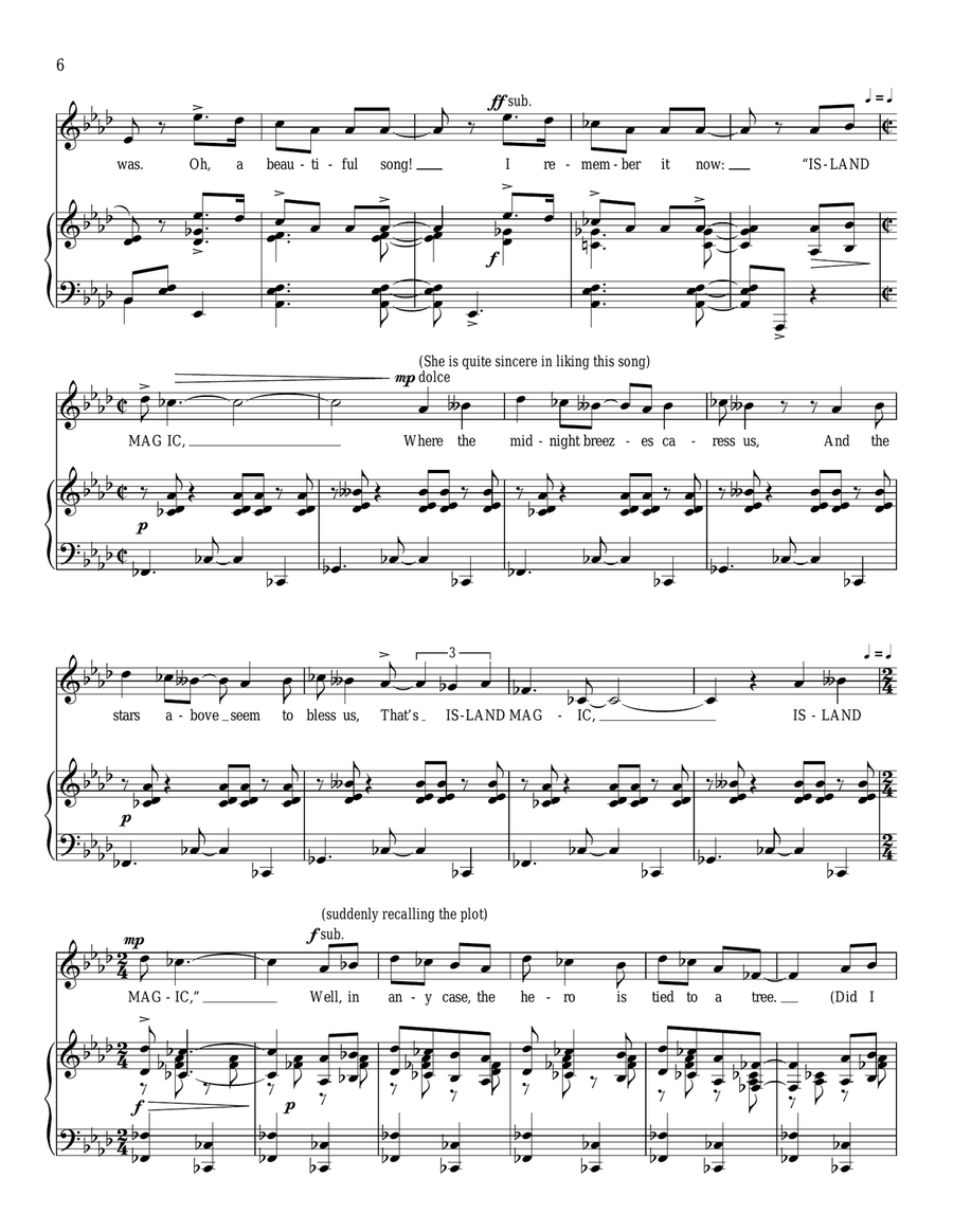 What A Movie! Piano, Vocal scores gallery preview page 6