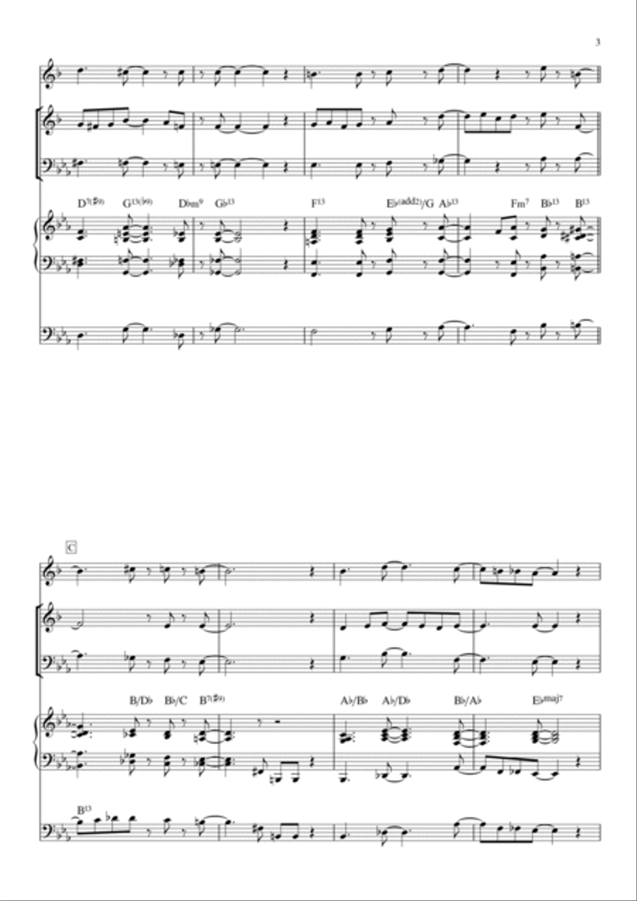 I Should Care Jazz Ensemble scores gallery preview page 3