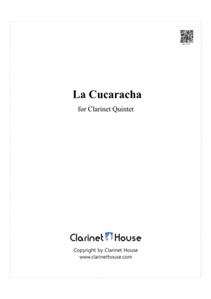 Book cover for La Cucaracha for Clarinet Quintet