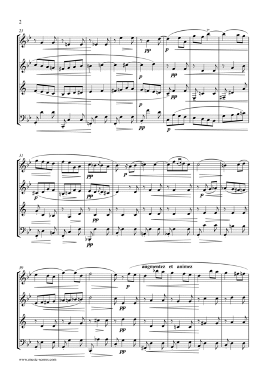 Petit Mari, Petite Femme - Flute, Oboe, Bassoon and French Horn Bassoon scores gallery preview page 2