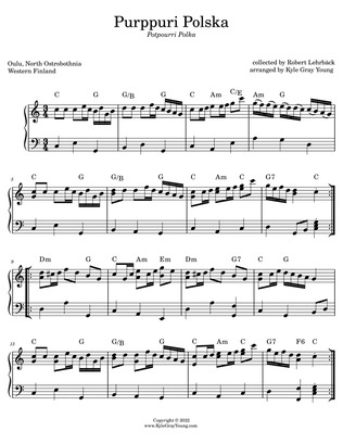 Purppuri Polska (Potpourri Polka) (piano solo)
