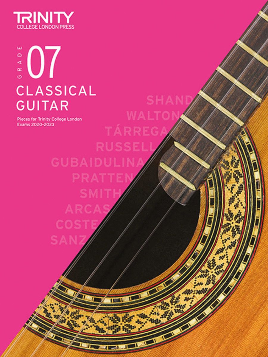 Classical Guitar Exam Pieces 2020-2023: Grade 7 Acoustic Guitar scores gallery preview page 1