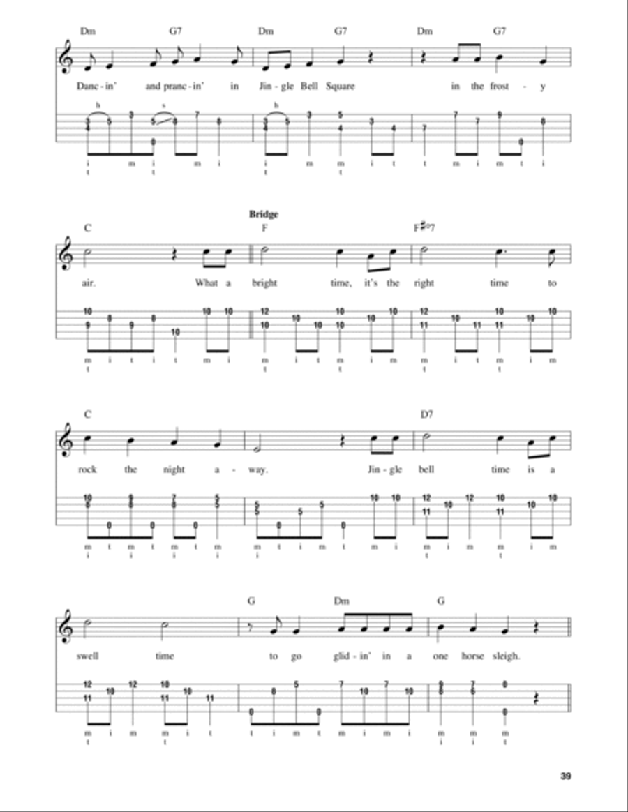 Jingle Bell Rock Jingle Bell Rock Banjo scores gallery preview page 2