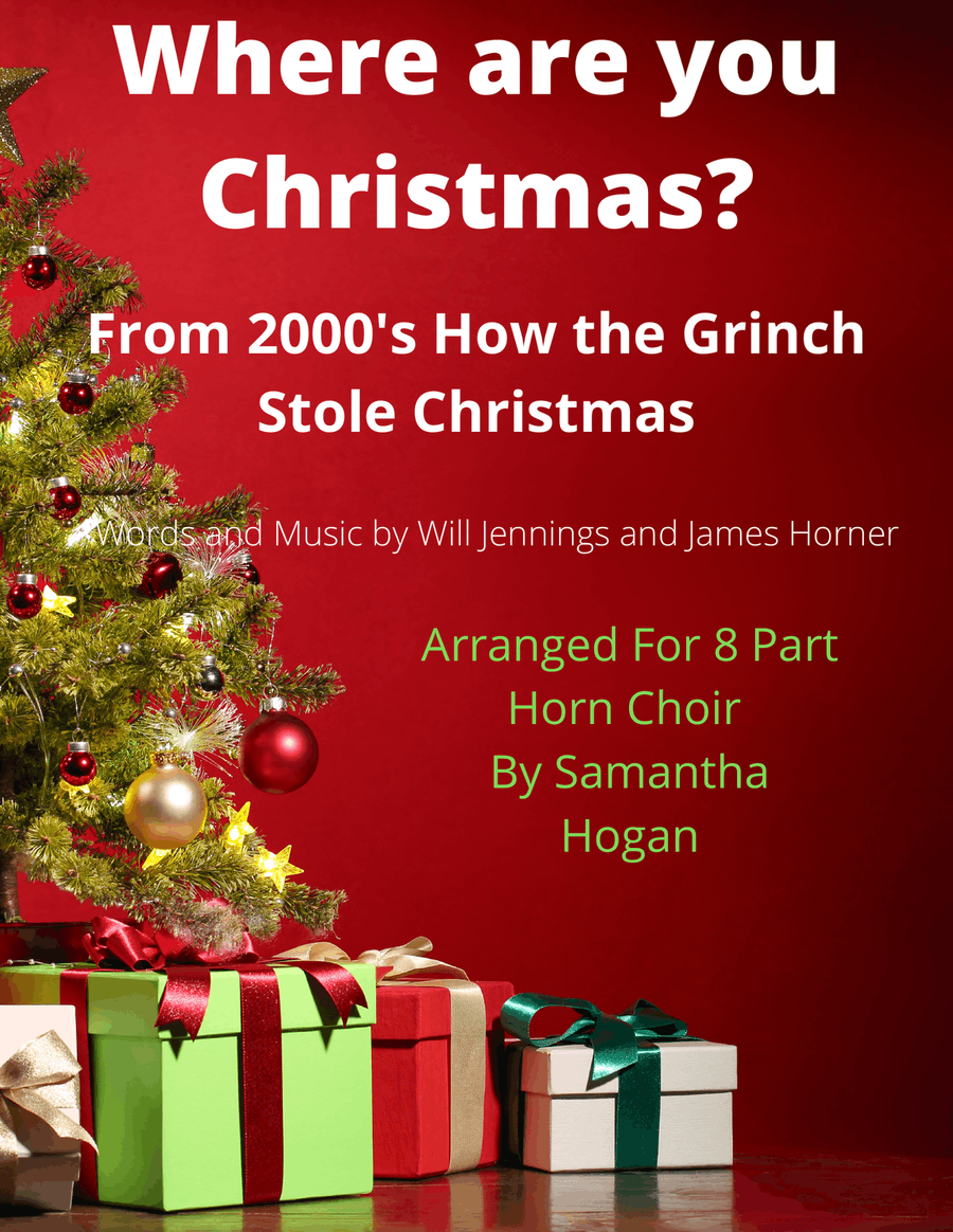 Where Are You Christmas? Horn scores gallery preview page 1