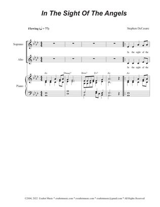 Book cover for In The Sight Of The Angels (Vocal Quartet - (SATB)