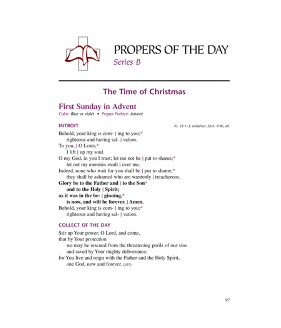 Lutheran Service Book: Propers of the Day Choir scores gallery preview page 11