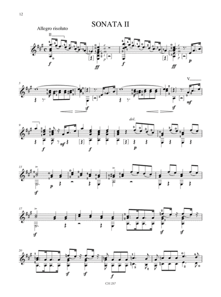 3 Sonatas Op. 29 for Guitar