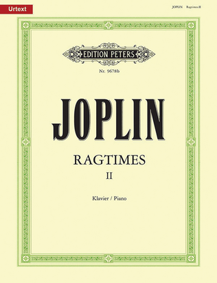 Book cover for Ragtimes for Piano
